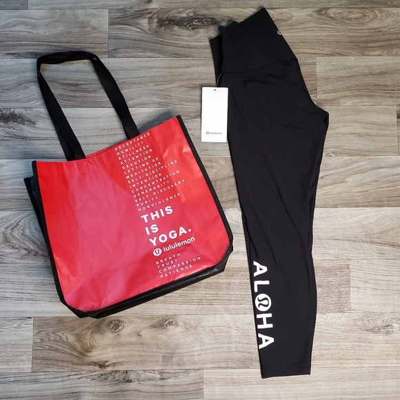 lululemon athletica Pants - NWT LuluLemon Aloha Black Align Pants F15